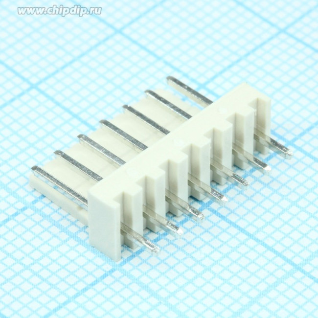 WF-7 (DS1070-7 M), Вилка на плату 2.54мм открытая 7pin