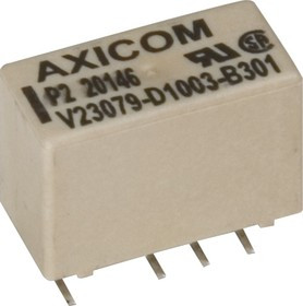 V23079D1003B301, Реле 2 переключ. 12VDC, 5А/250VAC DPDT