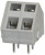 TBL007A-500-02GY, Fixed Terminal Blocks Terminal block, screwless, 5.00, 45, 2, Gray