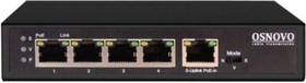 Коммутатор Osnovo SW-8050/D 5G 4PoE+ 90W неуправляемый