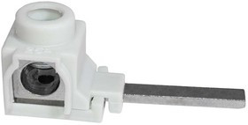 КВ-2-5, Клемма вводная модульная , прямой ввод, удлиненная, 4-25 мм2, диаметр кабеля до 6 мм, 100 А, 400 В, -40…+80 °С, латунь с никелевым