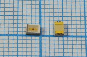 Светодиод SMD03216C2, желтый, 400, 100, цвет линзы: прозрачный, DFL-1206UYC