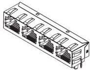 44248-0030, Modular Connectors / Ethernet Connectors 8POS R/A SMT 4 PORTS LOW PROFILE 44248-0030, Modular Connectors / Ethernet Connectors 8POS R/A SMT 4 PORTS LOW PROFILE