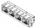 44248-0030, Modular Connectors / Ethernet Connectors 8POS R/A SMT 4 PORTS LOW PROFILE 44248-0030, Modular Connectors / Ethernet Connectors 8POS R/A SMT 4 PORTS LOW PROFILE