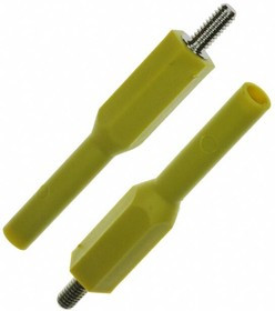 73088-4, Test Plugs &amp; Test Jacks TERMINAL JACK, MALE 8-32 (YELLOW)