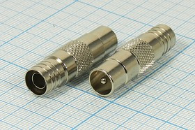 Штекер TV, RG6, под обжим