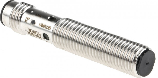 E2B-S08KS02-MC-B1, Inductive Barrel-Style Proximity Sensor, M8 x 1, 2 mm Detection, PNP Output, 12 24 V dc, IP67 E2B-S08KS02-MC-B1, Inductive Barrel-Style Proximity Sensor, M8 x 1, 2 mm Detection, PNP Output, 12 24 V dc, IP67