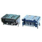 10029449-001RLF, Разъем HDMI, типа A, 30мк" золото, 19 контакт(-ов), Гнездо, Монтаж на Печатную Плат 10029449-001RLF, Разъем HDMI, типа A, 30мк" золото, 19 контакт(-ов), Гнездо, Монтаж на Печатную Плат