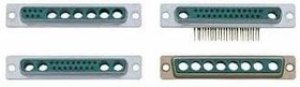 173107-0436, D-Sub Mixed Contact Connectors FCT ML DSUB SLD RCPT FM17W5S