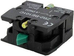 ZB2-BE101, Сменная контактная группа для переключателей , OFF-(ON)-NO, 3 А, 240 В, зеленый цвет толкателя