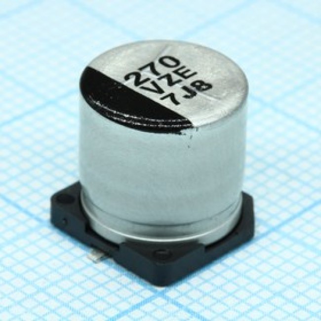 EEHZE1V271P, SMD эл-лит 35V 270uF /10*10.2/145°C Polymer Hybrid EEHZE1V271P, SMD эл-лит 35V 270uF /10*10.2/145°C Polymer Hybrid