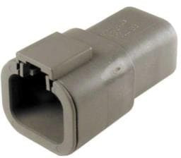 DTP04-4P, Корпус разъема, IP68, DTP Series, Гнездо, 4 вывод(-ов), 6.71 мм, Штыревыми контактами серии DTP DTP04-4P, Корпус разъема, IP68, DTP Series, Гнездо, 4 вывод(-ов), 6.71 мм, Штыревыми контактами серии DTP