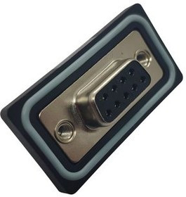 RND 205-01025, Waterproof D-Sub Connector IP67, DE-9, Socket, Soldering