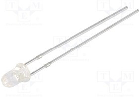 N0Y33L45, LED; 3mm; yellow; 5000?8500mcd; 30°; 1.8?2.6V; -40?85°C; 60mW