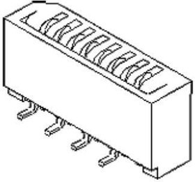 52808-1370, FFC &amp; FPC Connectors 1.0 FFC NonZIFSMTSTH sgAssy13CktEmbsTpPkg