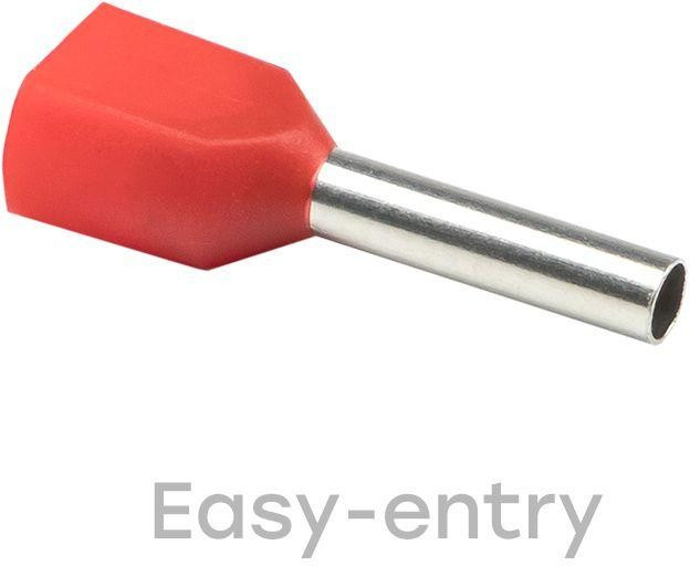 Наконечник штыревой втулочный НШвИ(2) 1.0-10 (уп.50шт) EKF nhvi2-1.0-10