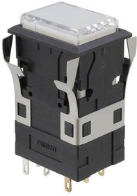 A3PJ-90A11-24AW, Pushbutton Switches Lighted PB,White Rec.24VDC