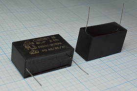 Конденсатор пусковой 8мкФ/630В кп 8,0\630~\60x25x35\\- 40~85C\пл\2L\CBB61-B\