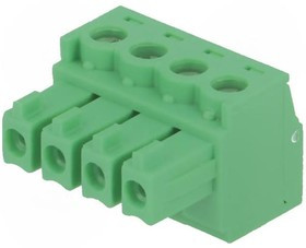 MC 1,5/ 4-ST-3,81, Разъемный клеммник, 3,81мм, Кол-во полюс: 4, прямой, вилка, "мама"