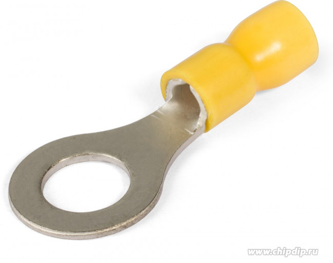 47483, Наконечник кабельный кольцевой изолированный НКИ 6.0-8 серия ПРОФИ (КВТ) 47483, Наконечник кабельный кольцевой изолированный НКИ 6.0-8 серия ПРОФИ (КВТ)