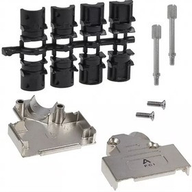 8655MHRA1501LF, D-Sub Backshells Metal - Angle exit A 15 way shell 8655MHRA1501LF, D-Sub Backshells Metal - Angle exit A 15 way shell