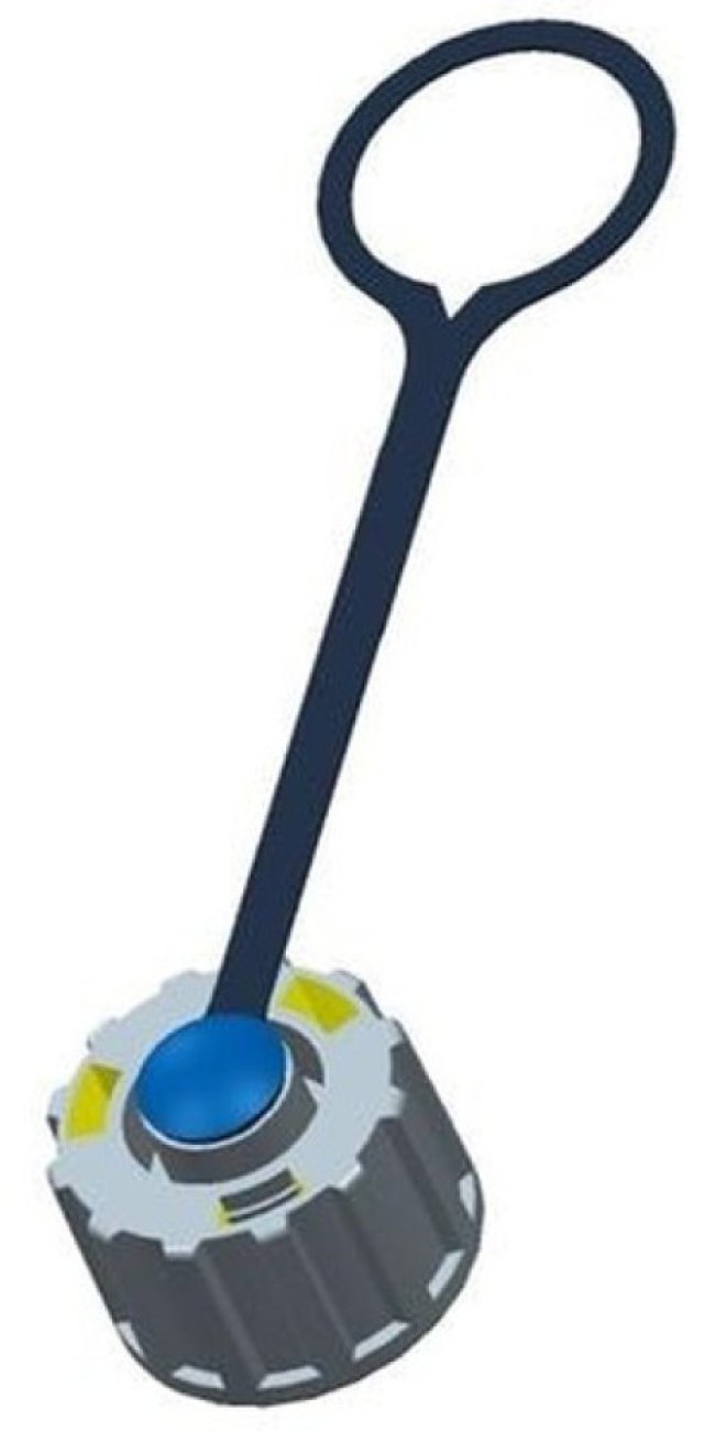 CAP-WEOFTPC1, ALTW Cap Corded Dust Cap for use with ODVA Receptacle