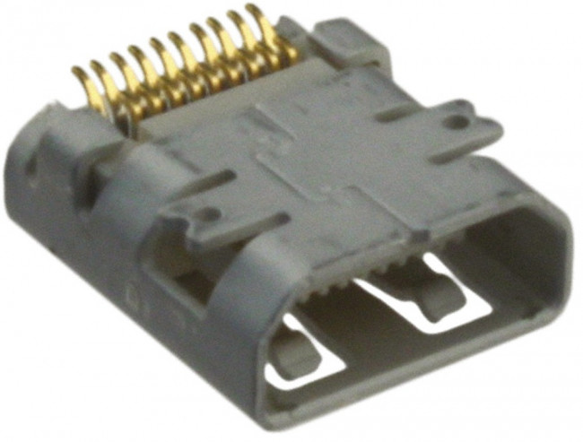 Connector, Female, 19 Contacts Connector, Female, 19 Contacts