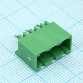 2EDGVC-5.0-03P-14-00A(H), Разъемный клеммный блок на плату, 3 контакта. Серия 2EDGVC-5.0