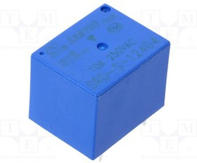 SRD-S-124D4, Реле: электромагнитное; SPDT; 10А; THT; Серия: SRD; 100мОм