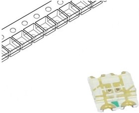 RF-P3S155TS-B51, LED; SMD; 1206; yellow/yellow green; 3.2x2.7x0.7mm; 140°; 20mA RF-P3S155TS-B51, LED; SMD; 1206; yellow/yellow green; 3.2x2.7x0.7mm; 140°; 20mA