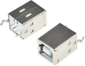 USBB-1FV, USB разъем тип В гнездо верт.на плату