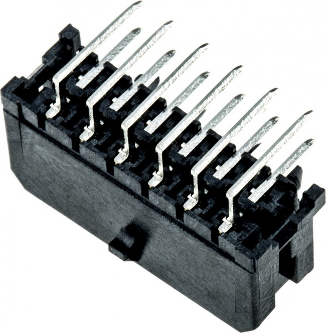 430451200, (MF3-2x06MRA), Прямоугольный разъем, Серия Micro-Fit 3.0 43045, 12 контакт(-ов), Штыревой Разъем, 3 мм