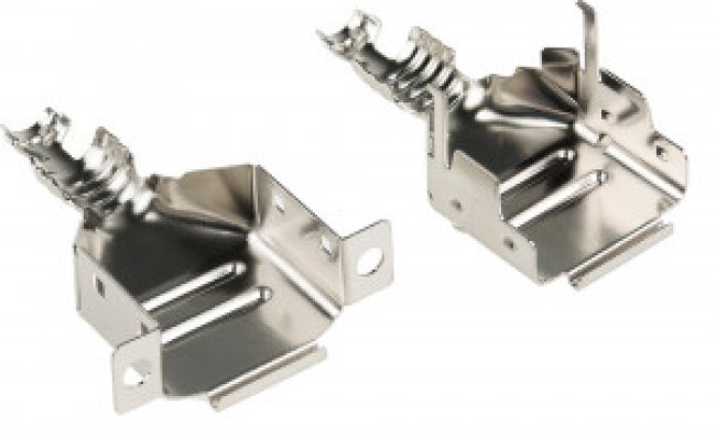 3357-9209, 3357 Series Steel D Sub Backshell, 9 Way, Strain Relief