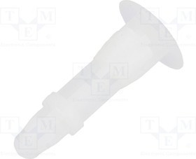 DR8G820V40581, Втулка дистанцирующая, полиамид, Дл 12мм, защелка / защелка