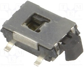 1T1206, Микропереключатель TACT, SPST-NO, Положения 2, 0,05A/12ВDC, SMT