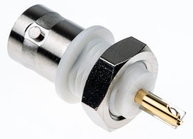 J01001A0043, jack Panel Mount BNC Connector, 50, Solder Termination, Straight Body J01001A0043, jack Panel Mount BNC Connector, 50, Solder Termination, Straight Body