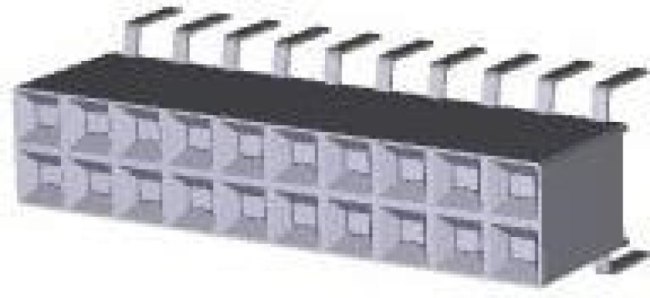 5-534267-2, Headers & Wire Housings RECEPT 20POS .100 VERT DUAL 5-534267-2, Headers & Wire Housings RECEPT 20POS .100 VERT DUAL