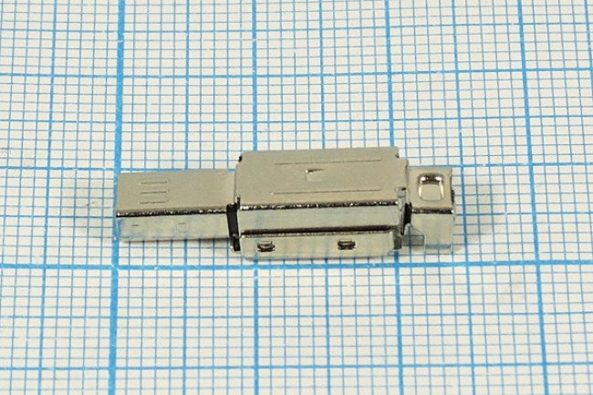 Штекер mini USB, Тип B, 4 контакта, на кабель; №9235 штек miniUSB \B\4C\каб\\\ Штекер mini USB, Тип B, 4 контакта, на кабель; №9235 штек miniUSB \B\4C\каб\\\