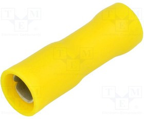 BM00340, Наконечник: круглый, "мама", d: 5мм, 4-6мм2, обжим, на провод