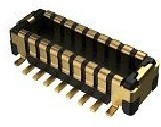 101R014FB110, Board to Board &amp; Mezzanine Connectors Micro BTB Conn Vert, Rcpt, 14P