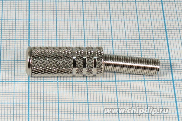 Гнездо Audio Jack стерео 3.5мм на 4-е контакта, на кабель; №14074 гн 3,5стерео\4C[Ni]\каб \пруж хвост\\