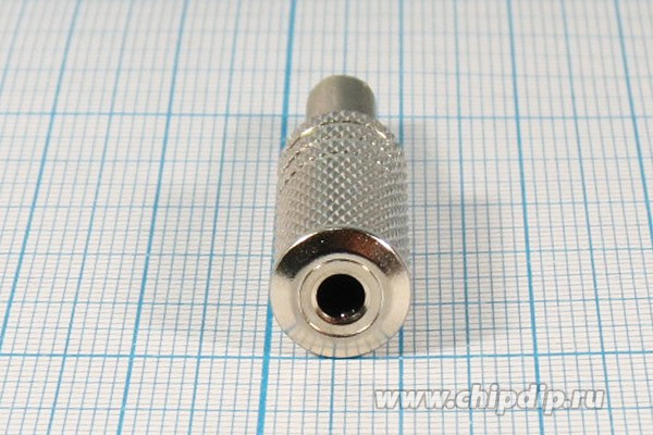 Гнездо Audio Jack стерео 3.5мм на 4-е контакта, на кабель; №14074 гн 3,5стерео\4C[Ni]\каб \пруж хвост\\