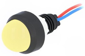 LY-D20-12AC/DC, Индикат.лампа: LED, выпуклый, 12ВDC, 12ВAC, Отв: d13мм, IP40
