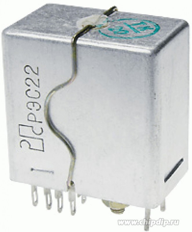 Реле 12В, РФ4.523.023-0102, РЭС22; №7490 реле 12В\РФ4.523.023- 0102\РЭС22\\\