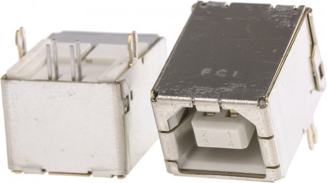 61729-0010BLF, Разъём USB B