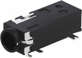 1503-21, Гнездо; Jack 3,5мм; "мама"; stereo; с двойным выключателем 1503-21, Гнездо; Jack 3,5мм; "мама"; stereo; с двойным выключателем