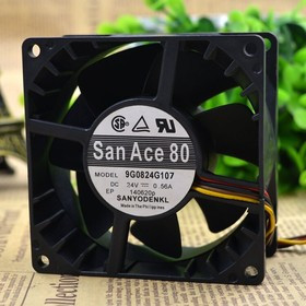 Вентилятор SanAce 80 9G0824G107 24v 0.56A 4pin 80x38