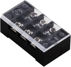 Терминал клеммный TB-0345 до 4,5 мм2 45A 3 клеммные пары (SBE-tb-03-45)