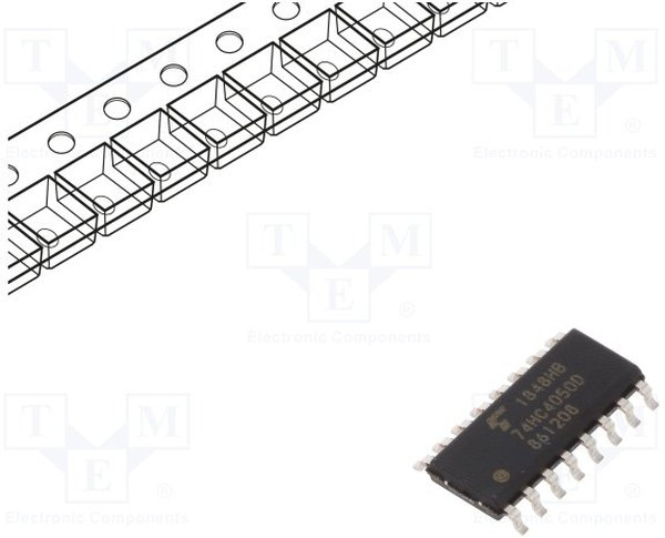 74HC4050D(BJ), Registers 74HC CMOS logic IC series 6V 16 pins