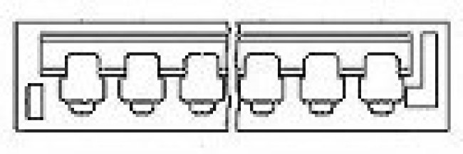 640136-6, Standard Card Edge Connectors 06P EDGE CONN HSG B